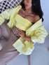 GELTONI crop topai "MINI LADY"